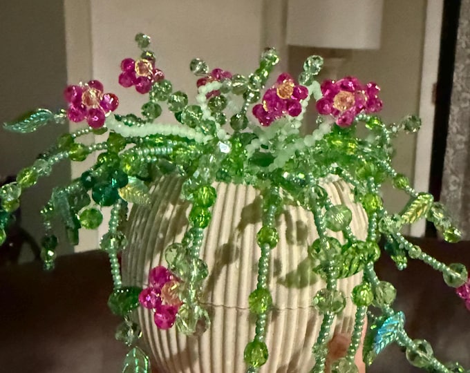 Beaded Plant Etsy