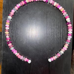 Flower Hoop Stacked Lapis
