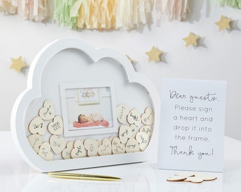 Baby Shower Guest Book Alternative\u00a0Baby Girl Shower guestbook Birthday guest book Baby Shower Guest sign in Personalized Guest Book