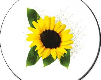 Sunflower Envelope Seals Bridal Shower Wedding Stationery