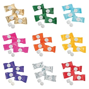 Personalized Two Hearts Buttermint Candy Bridal Shower Wedding Favors