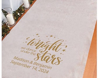 3ft x 100ft Personalized Starry Night Wedding Aisle Runner