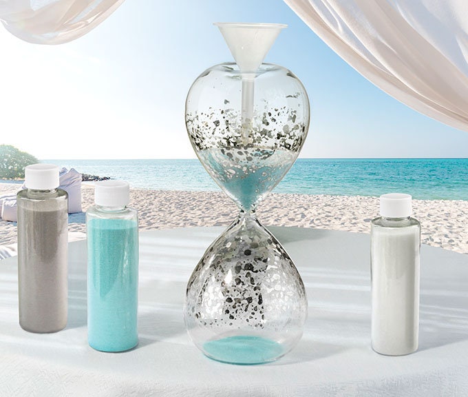 Hourglass Shaped Unity Sand Ceremony Kit for Wedding Unity Ceremony Etsy