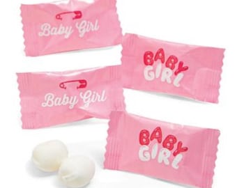 Baby Boy, Girl, Gender Reveal Buttermint Candy Baby Shower Favors