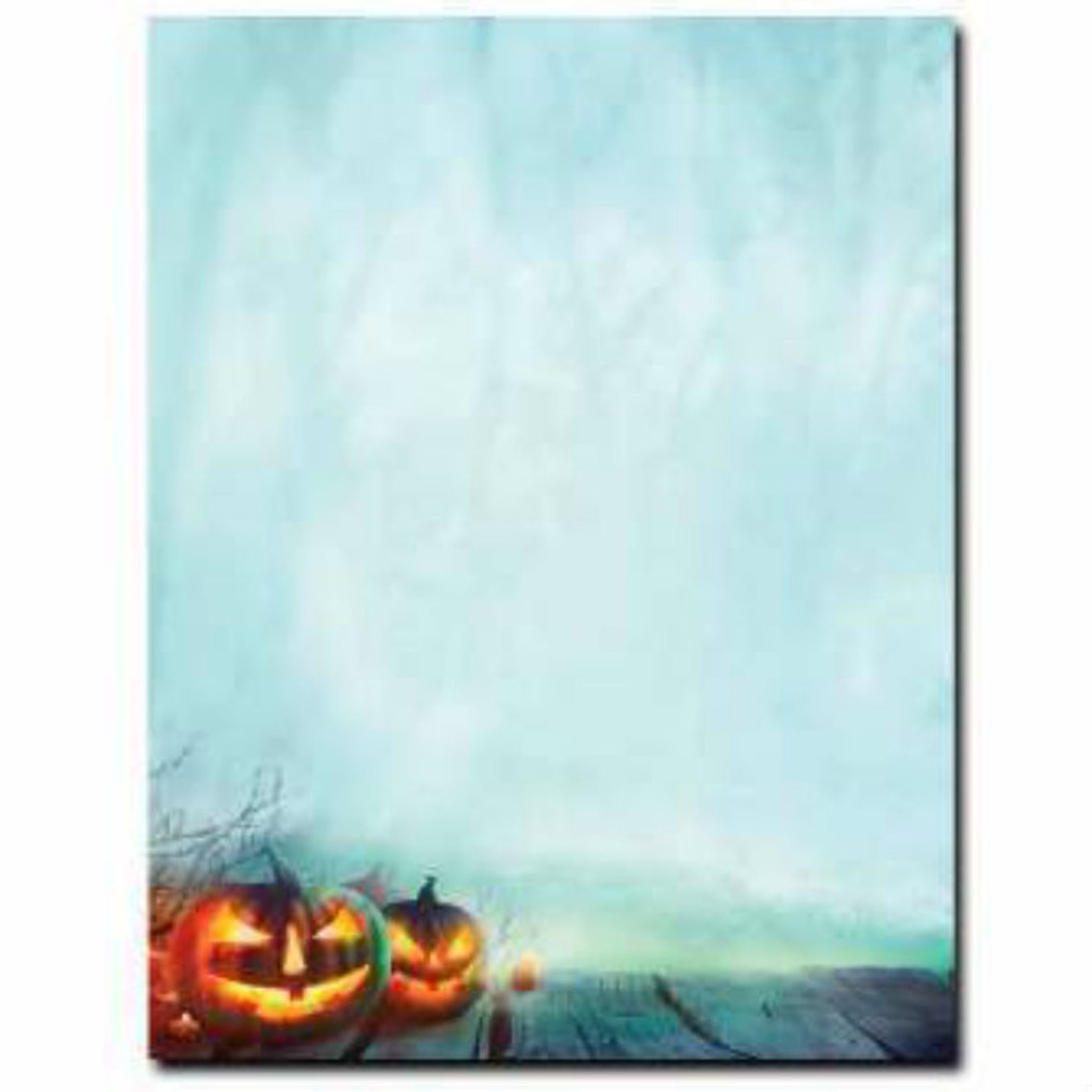 25 or 80pk Halloween Themed Letterhead Stationery Multiple | Etsy