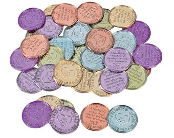 Pkg of 12 Kindness Coins For Random Daily Acts of Kindness