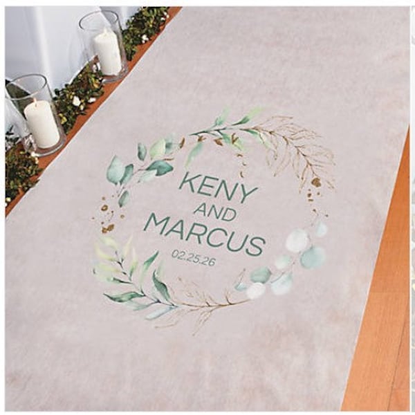 Wedding Aisle Runner Etsy