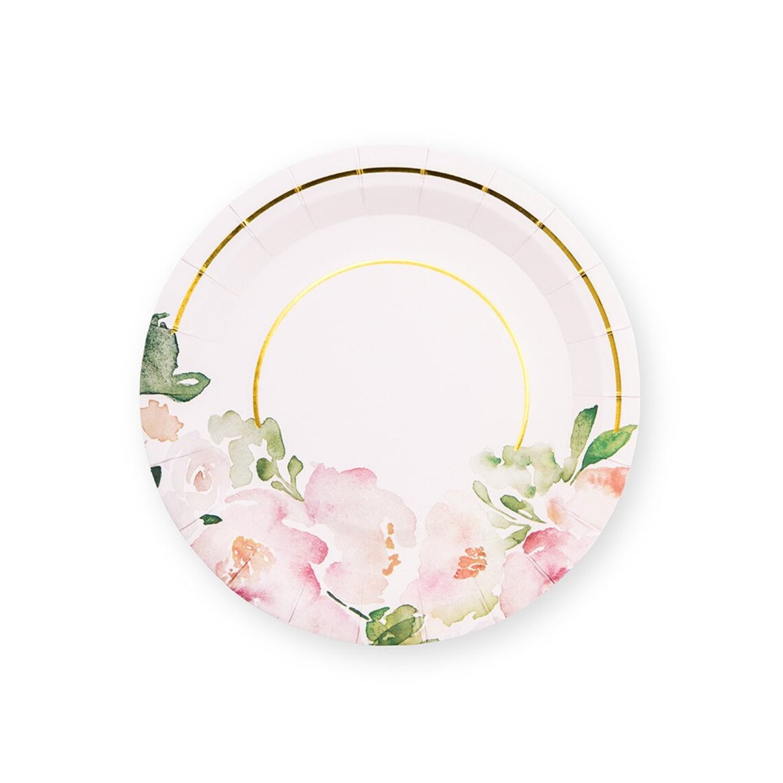 Floral Garden Party Paper Plates Bridal Shower Wedding Etsy