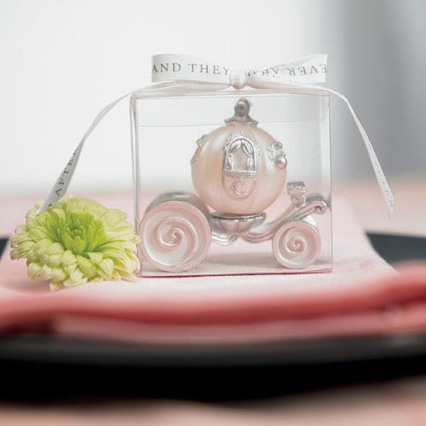 Cinderella Carriage Candle Bridal Shower Wedding Favors