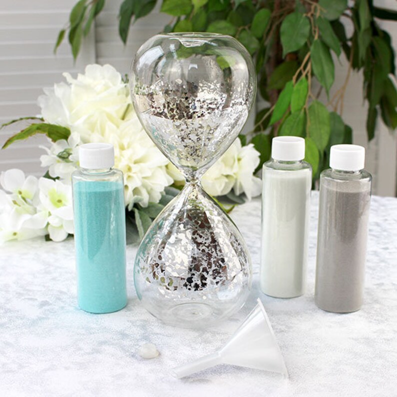 Hourglass Shaped Unity Sand Ceremony Kit for Wedding Unity Etsy