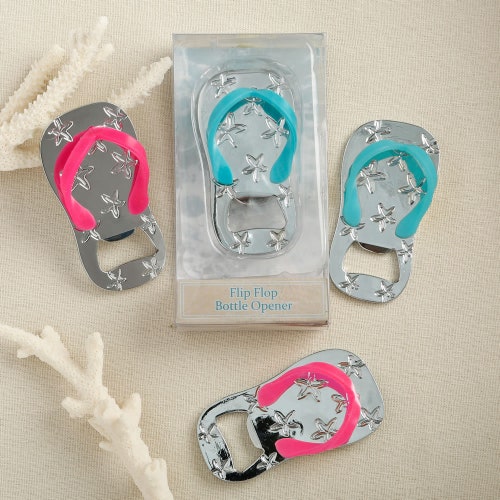 Flip Flop Bottle Openers Ocean Beach Themed Bridal Shower Etsy