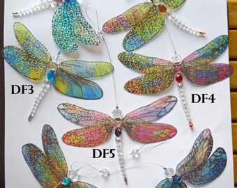 New! Dragonfly Ornament Suncatcher Handcrafted and Designed in Michigan