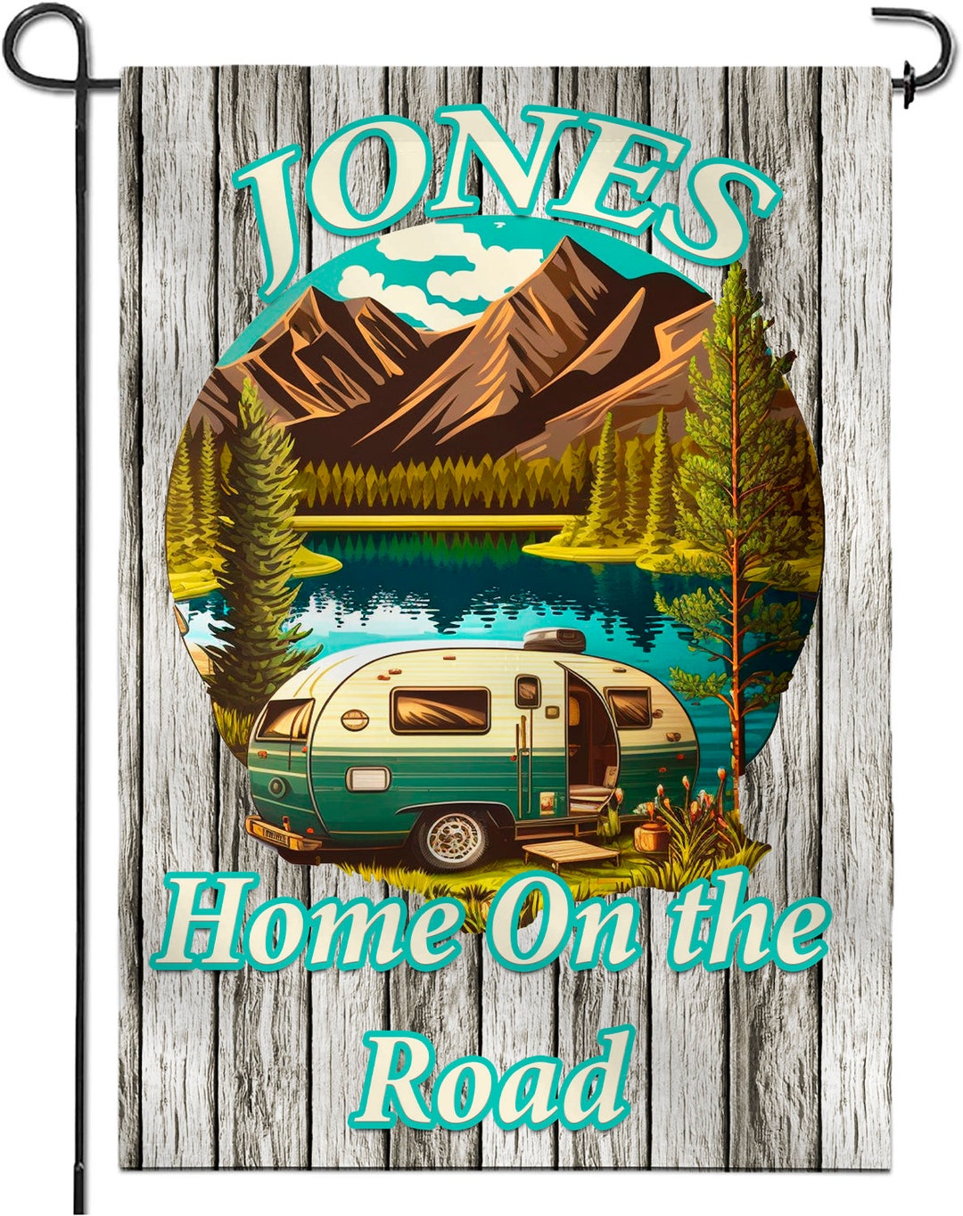 Custom Camping Garden Flag Personalized Flag Photo Flag 12 X 18 Flag