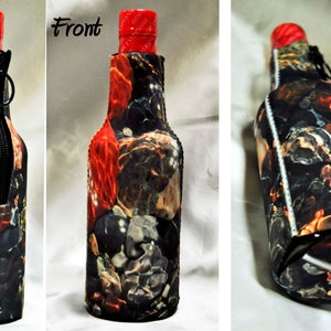 2 Custom Zipper Bottle Coolers: Personalized Photo Insulator