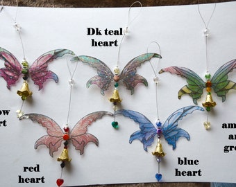 Woodland Wish Fairy Ornament Suncatcher Handcrafted and Designed in Michigan