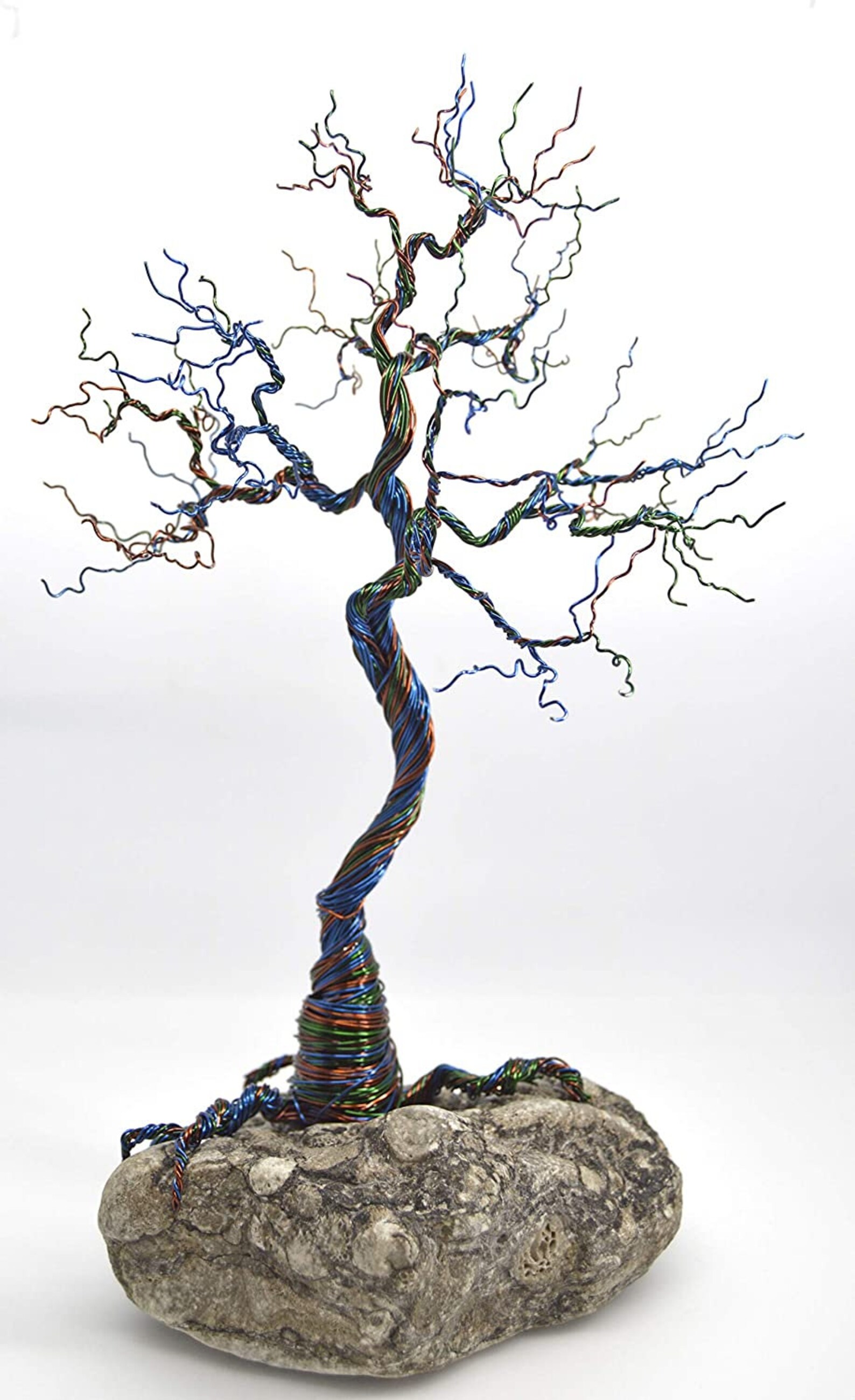 Large Decorator Wire Wrapped Bonsai Tree of Life on Natural Etsy