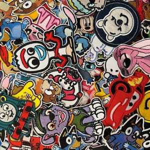 Iron-On Mystery Patches| Bundle of Mystery Patches| Cute Regular patches| Cartoon Patches