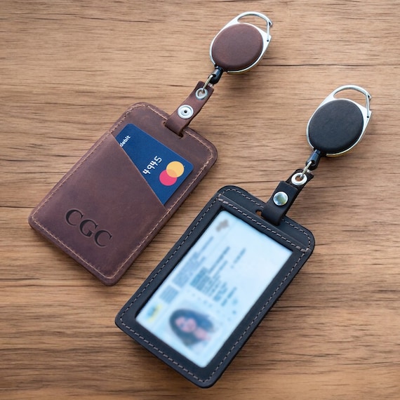 card sleeve for lanyard 2 Sets ID Card Holder Sleeve Waterproof Transparent Badge Holder with Lanyard and Buckle