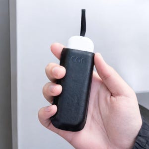 Pilulier compact avec compartiment caché - Étui en cuir personnalisé pour médicaments sur ordonnance - Cadeau de soutien pour les cuillères