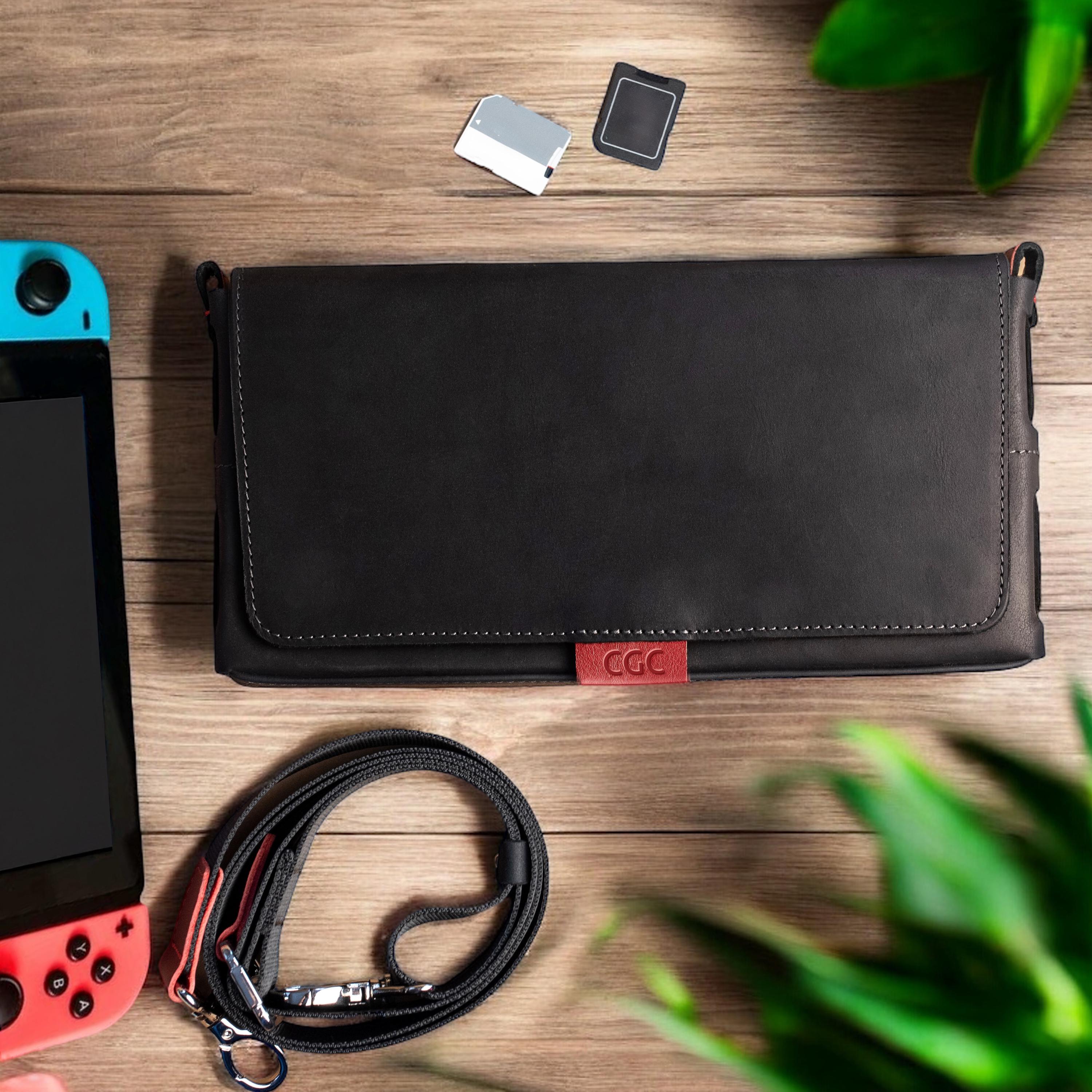 Personalized Leather Nintendo Switch Case – Fits Switch & Switch 2