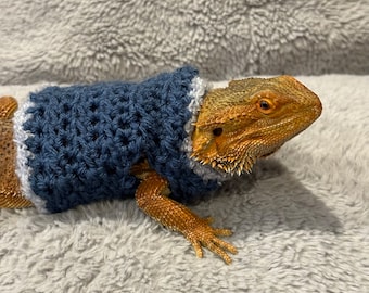 Bearded Dragon Wraparound Sweater Crochet Pattern