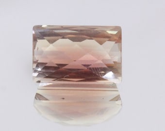 Oregon Sunstone Untreated VS Clarity No Shiller Multi Facet Rectangle 2.18 carat