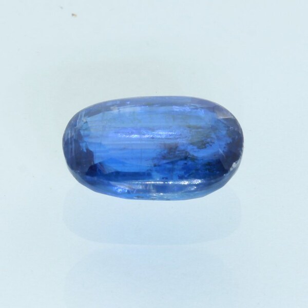 Blue Kyanite Oval Faceted 9.7 x 6.3 mm SI2 Untreated India Gemstone 2.28 carat