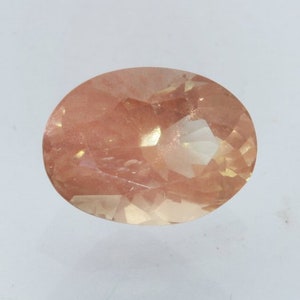 Sunstone Oregon Copper Shiller Oval 11×8 mm Peach Orange Gemstone 3.15 carat