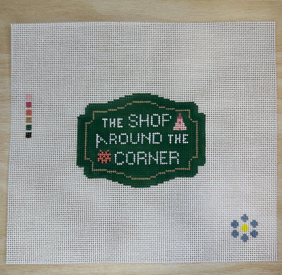 You’ve Got Mail Shop Around the Corner Inspired Handpainted Needlepoint ...