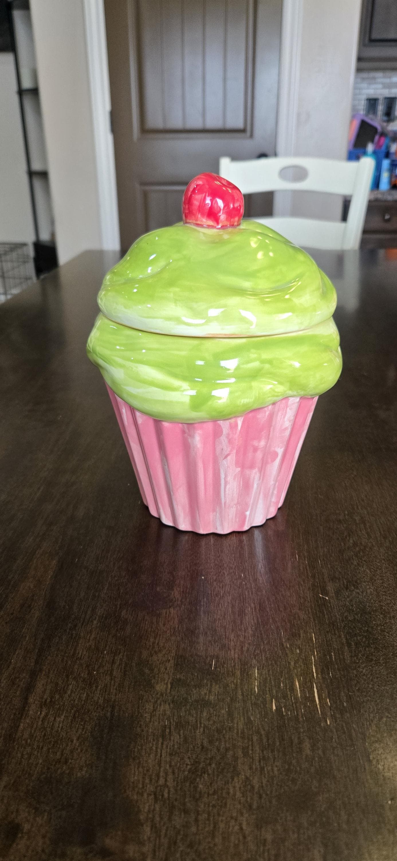 Large Ceramic Cupcake Cookie Jar - Etsy
