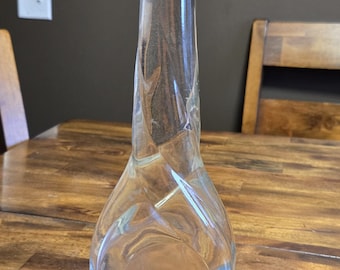 Vintage Girolamo Luxardo Italy 14" Tall TWISTED Glass Cherry Ardo Wine Bottle