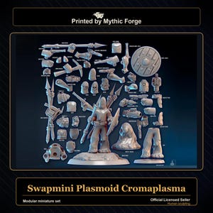 Swapmini Plasmoide - Cromaplasma - Pacchetto di miniature modulari - Miniatura personalizzabile