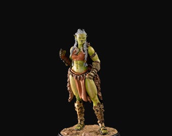 Vhok Ironfist ORC Miniature - RPG miniature & Painting figure