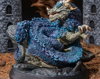 Sky Dragon Oriental Dragon Miniature - RPG miniature & Painting figure