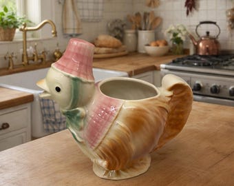 Vintage chicken creamer jug