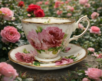 Royal Albert American Beauty cup and saucer