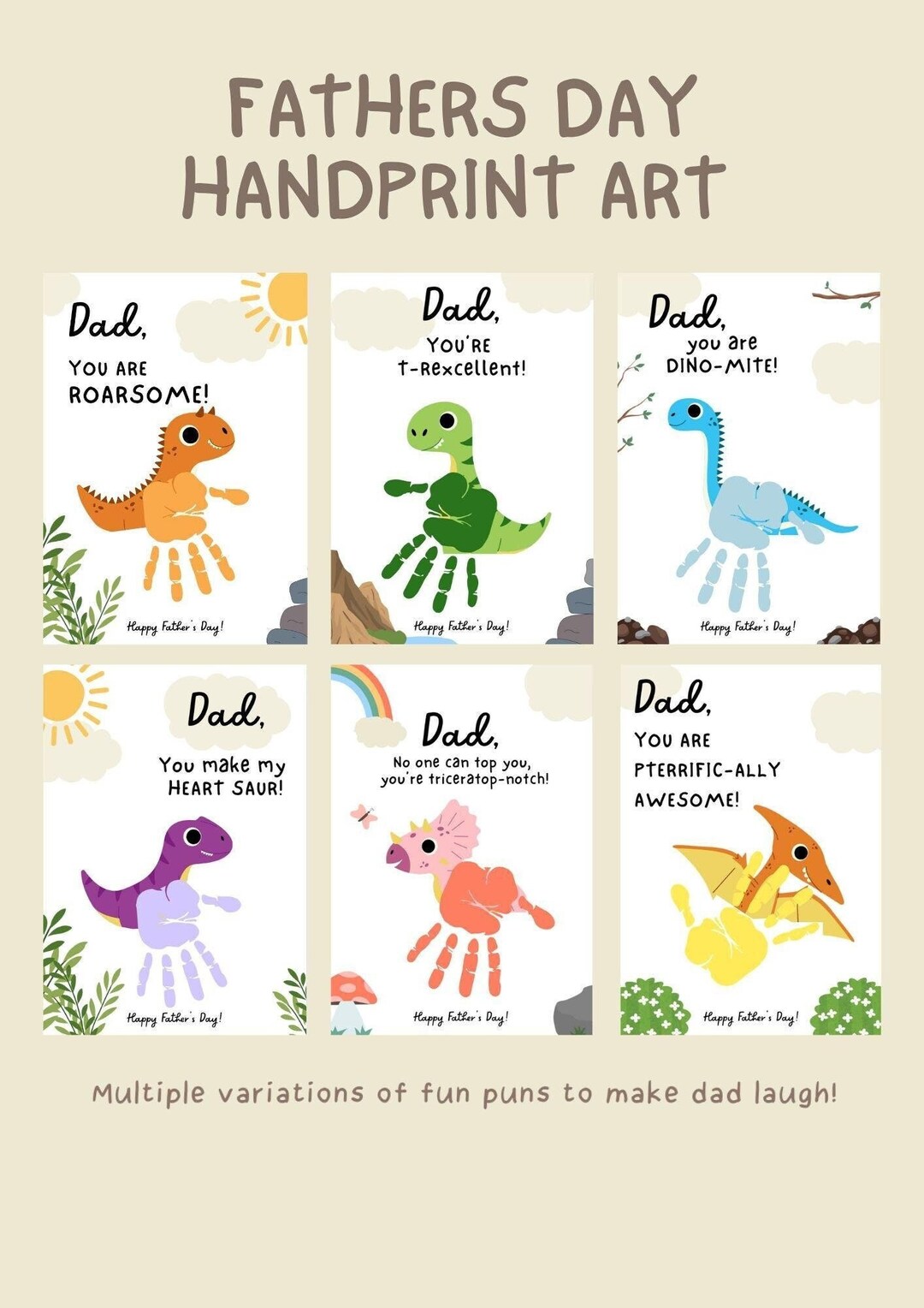 Father s Day Handprint Printable Dinosaur Handprint Art Printable father-s-day-handprint-printable-dinosaur-handprint-art-printable