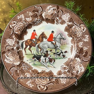  Hunting Scenes プレート5枚セット　新品・未使用 Hunting Scene Dinner Plates - Etsy