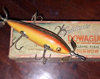 Heddon Vintage Dowagiac Prong Fishing Lure, Lure Collector