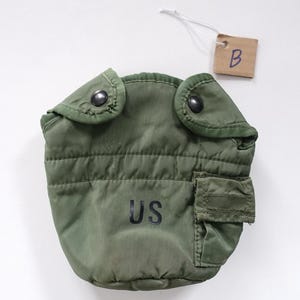 US Army Marines Luftwaffe Marine Vintage ALICE LC-2 Wasserflasche Deckelbeutel, schöner Zustand