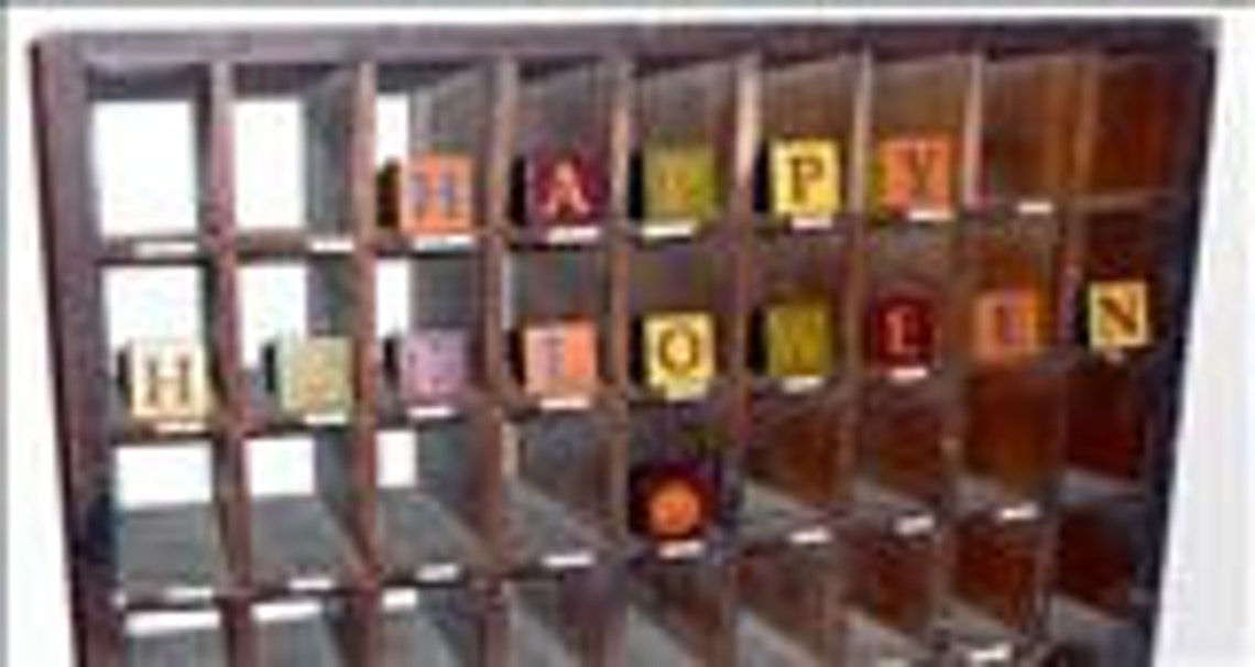 Vintage Post Office Postal Mail Room Sorter 80 Cubbies Cubby Etsy