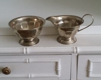vintage creamer & sugar