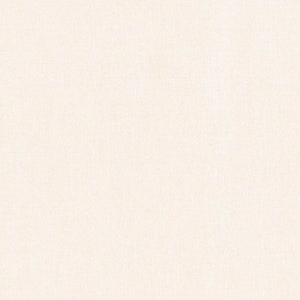 By the HALF YARD Robert Kaufman Kona SNOW (Creamy White) Solid - 100% Cotton Quilting Fabric