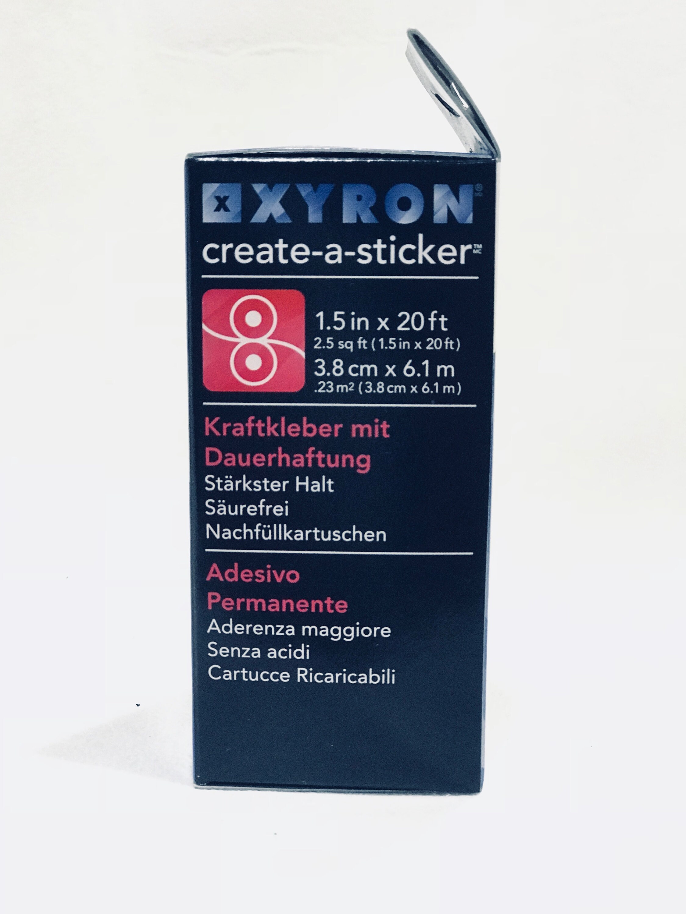 Xyron Model 150 Sticker Refill Cartridge 1.5 Inch (3.8 Cm) PERMANENT ...