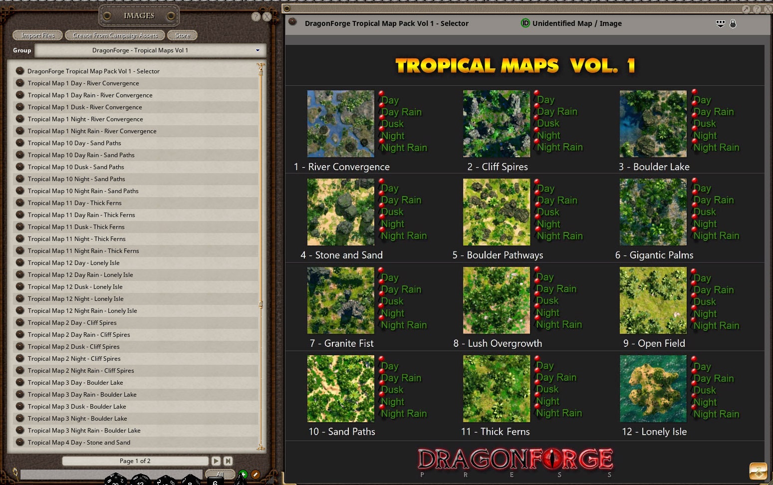 Tropical Map Texture Tropical Map Pack Vol 1 - Etsy