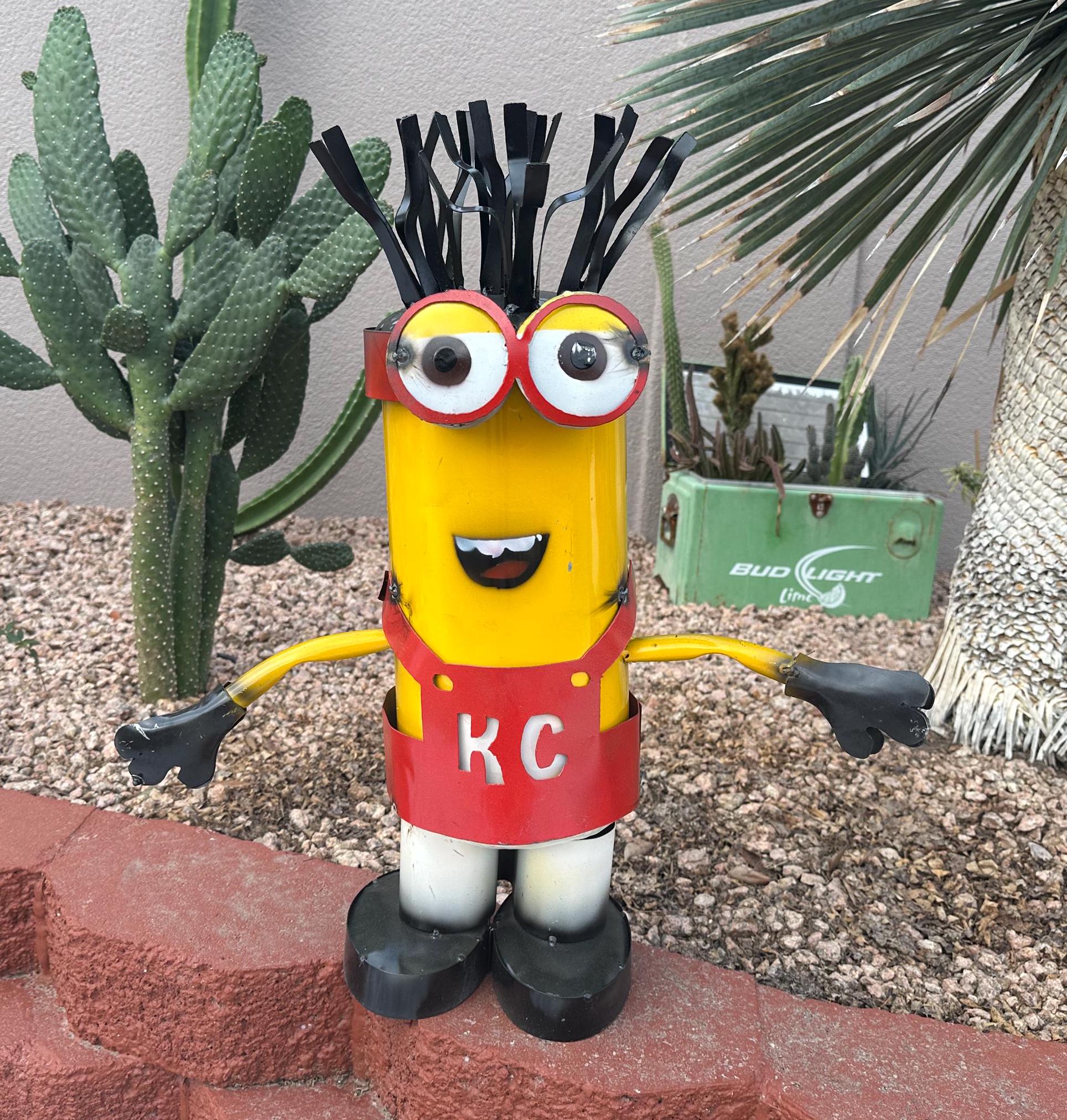 Metal Minion Yard Art - Etsy