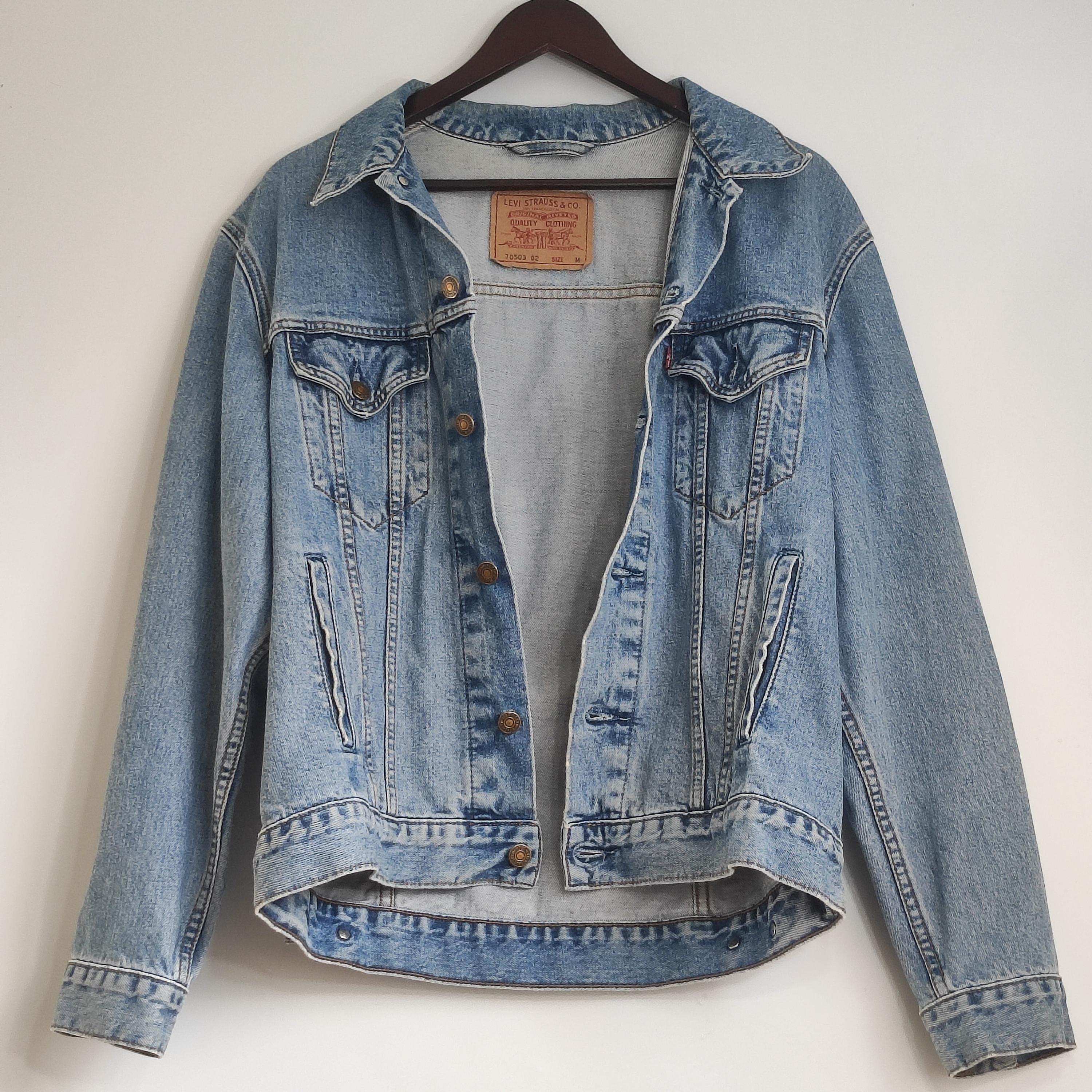 Vintage Denim Jacket Levi Strauss & Co. Original Riveted, 70503 02
