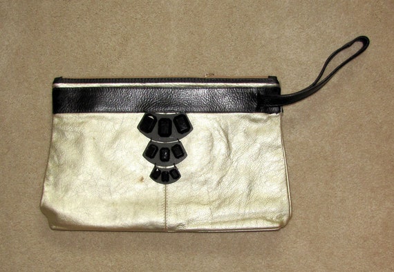 small gold evening bag