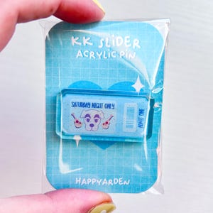 kk Konzertkarte Pin | 1,5 inch Acryl Pin