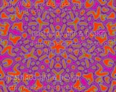 Psychedelic Art Digital Download, Abstract Digital Art Abstract, DIY Wall Art, Downloadable Origami Paper, Digital Art, Printable Paper